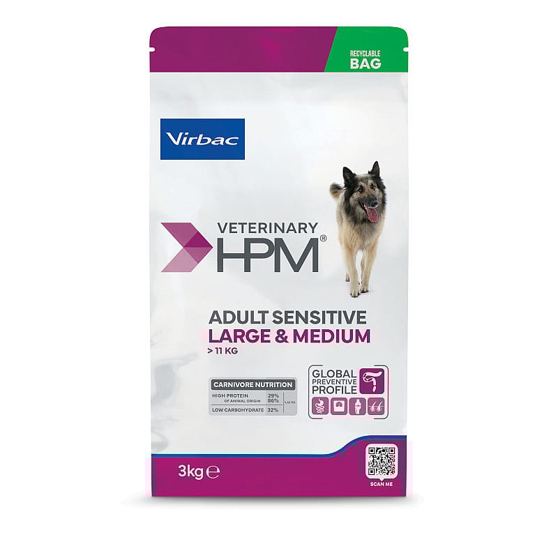 HPM Adult Sensitive Large & Medium Dog 3 kg