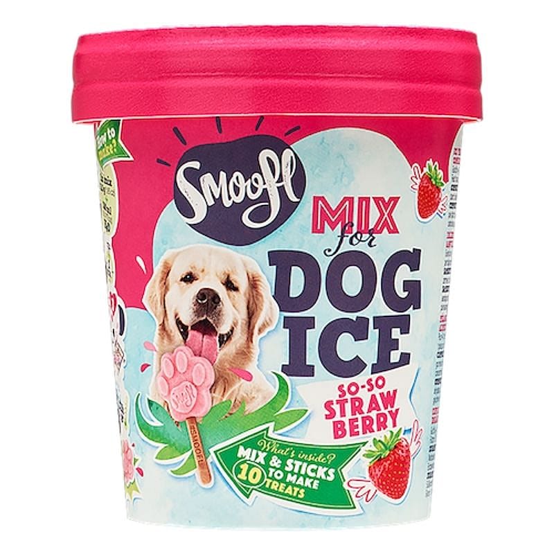 Smoofl Honden IJsmix 160 gram Aardbei