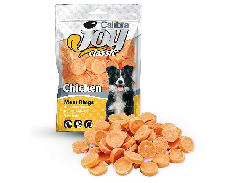 Datumvoordeel (op=op) Calibra Joy Dog Classic Chicken Rings 80 gram