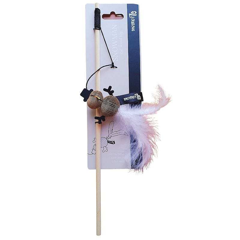 District70_Snowman_3 District 70 Cat Wand Toy Limited Edition ''Kerst'' Kat