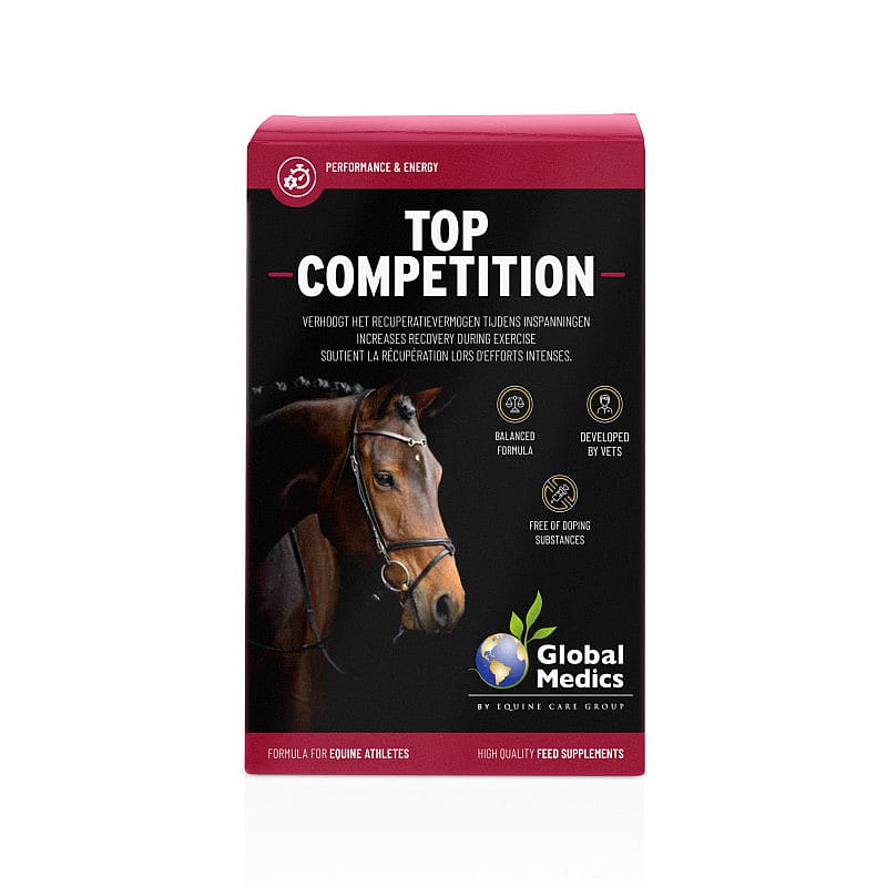 Global Medics Top Competition Prestatie Supplement Paard 12 x 40 gram