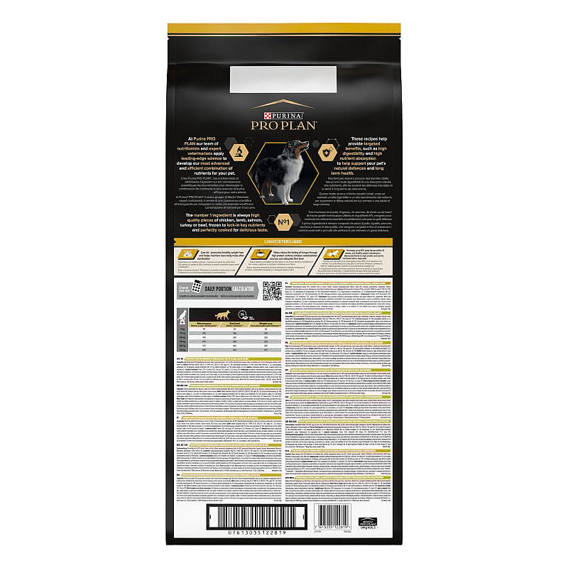 Purina Pro Plan All Sizes Adult Light Sterilised Hondenvoer Kip 14 kg