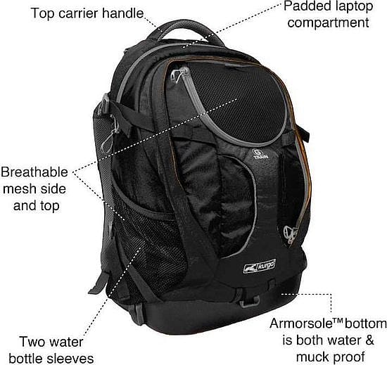 Kurgo G-Train Pack Rugzak Hond Black