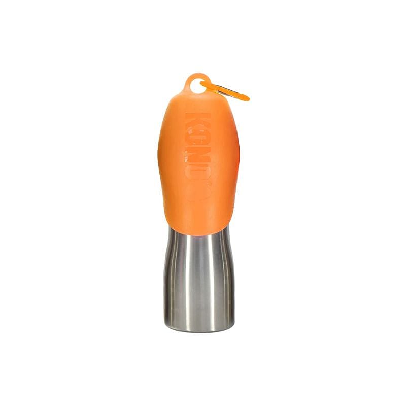 KONG RVS H2O waterfles Hond Kat Oranje 740 ml