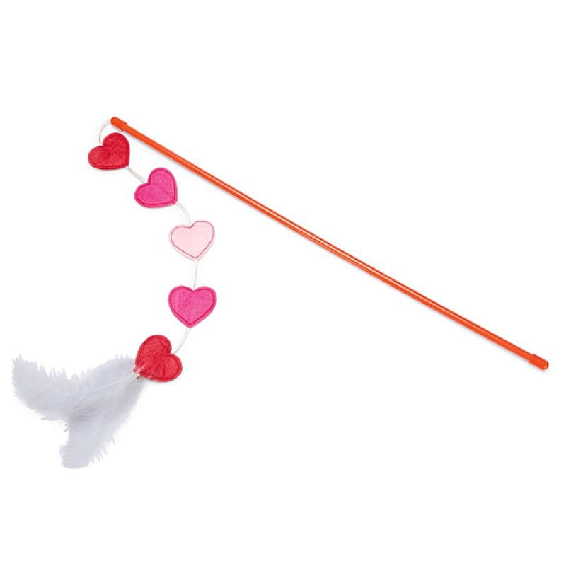 Beeztees Valentijn Kattenspeelgoed Kattenhengel Hartjes Kat