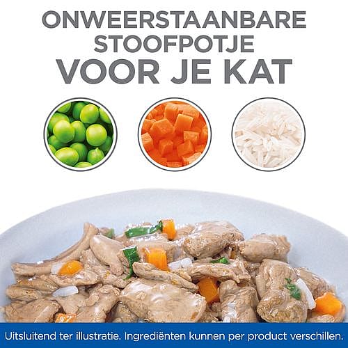 Hill's Science Plan Adult Small & Mini Hondenvoer Stoofpotje Kip Rund 12 x 80 gram