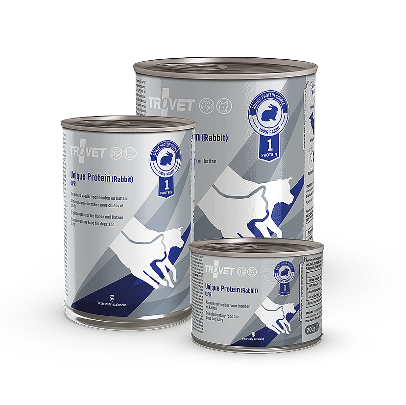 Trovet UPR Unique Protein Rabbit 6 x 400 gram blikjes