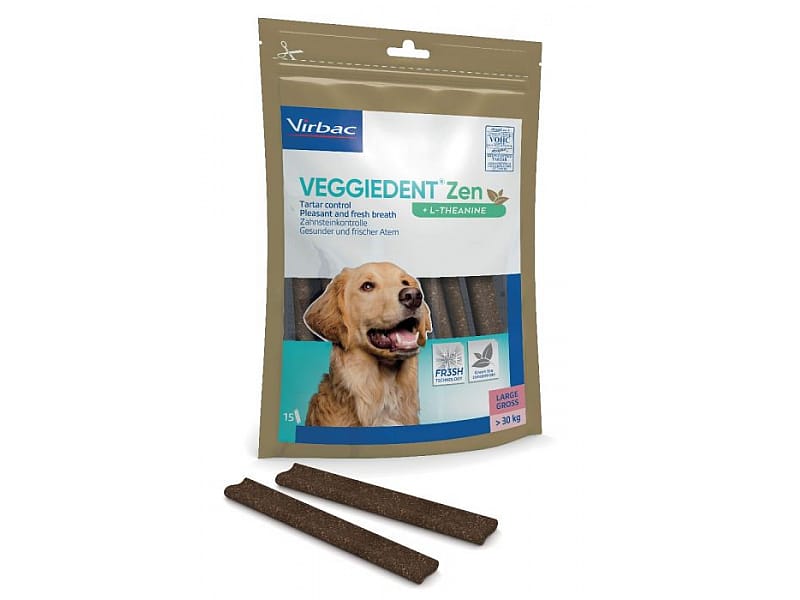 Datumvoordeel (op=op) Veggiedent FR3SH Zen Kauwstrips Large - 15 stuks