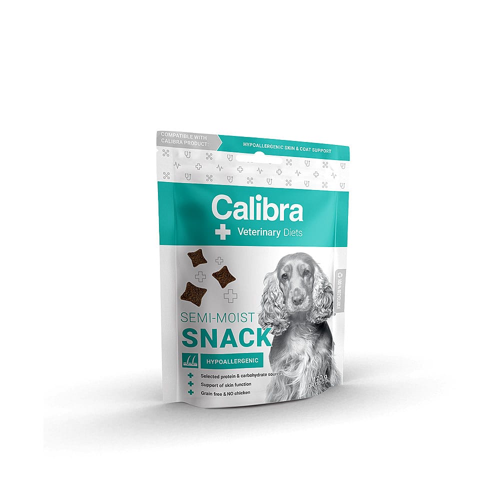 Actie - Calibra Veterinary Diets Hypoallergenic Semi-Moist Snack Hond 120 gram