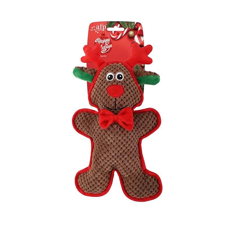 AFP Happy Holidays MerryTough Buddy Rendier Kerst Hond