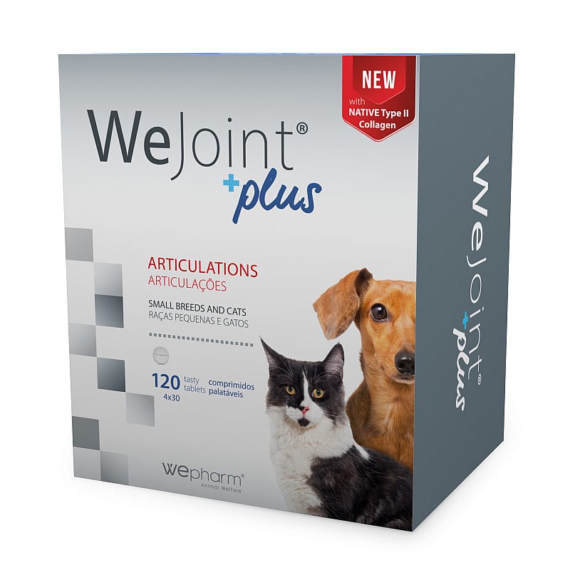 Wepharm WeJoint Plus Gewrichten 120 tabletten Small breed hond & kat
