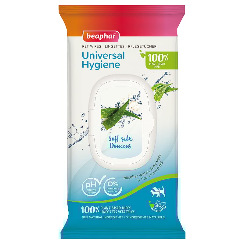 Beaphar Dierendoekjes Universal Hygiene Hond Kat 30 stuks