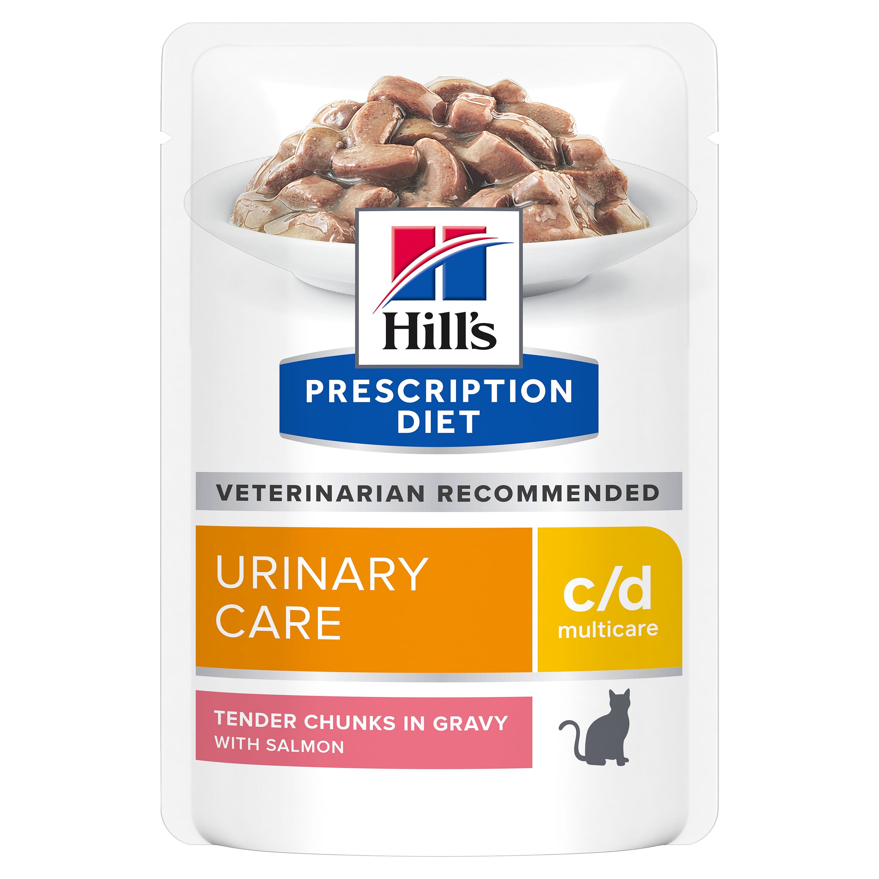 Hill's Prescription Diet CD Multicare Urinary Care Kattenvoer 12 x 85 gram maaltijdzakjes - Zalm
