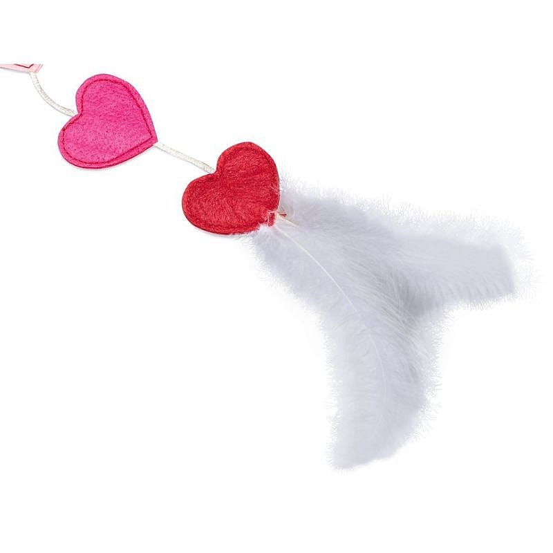 Beeztees Valentijn Kattenspeelgoed Kattenhengel Hartjes Kat