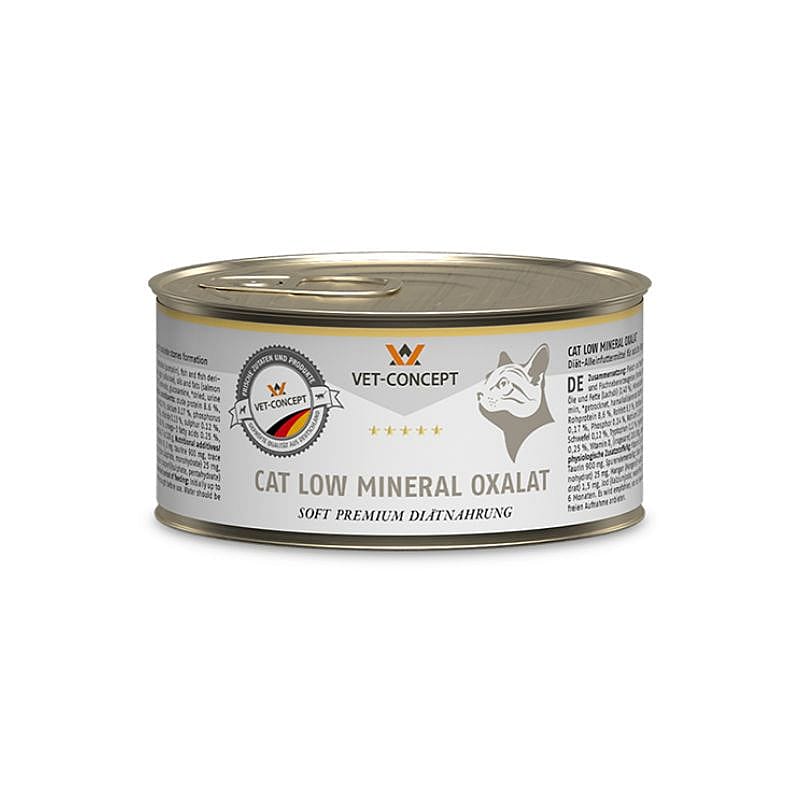 Vet-Concept Low Mineral Oxalat Kat 6 x 100 gram blikjes