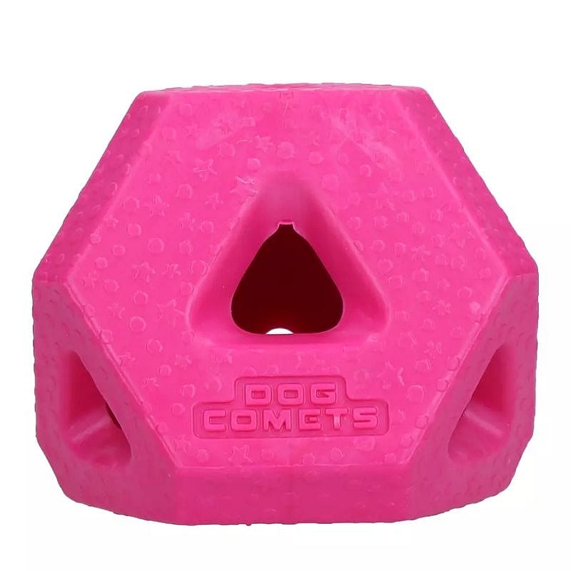 pink, foam, dice, dog-comets, toy-accessory