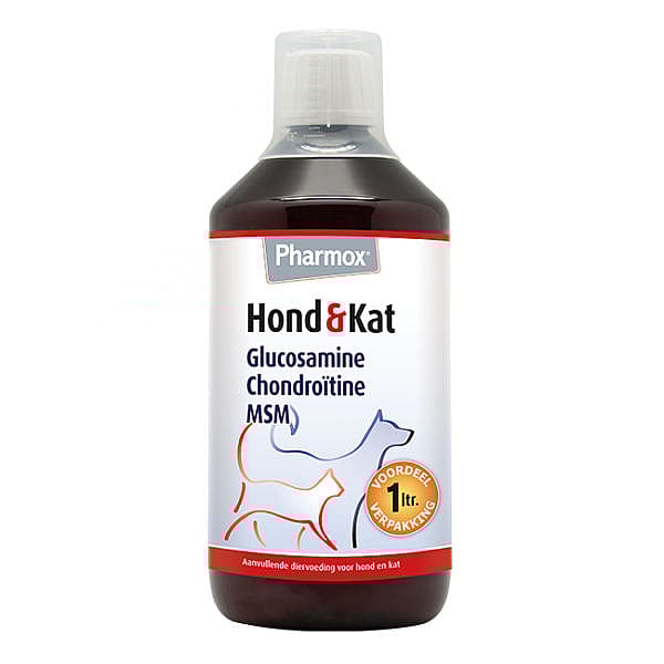 Pharmox Glucosamine Hond Kat Gewricht 1000 ml
