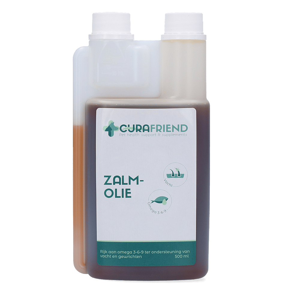 CuraFriend Zalmolie Hond Kat 500 ml