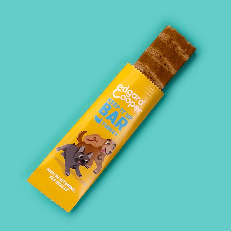 Edgard & Cooper Keep It Up Bar Kalkoen 30 gram