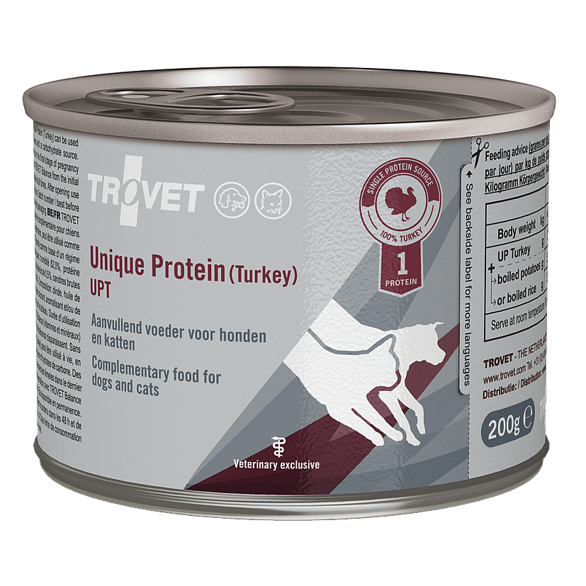 Trovet UPT Unique Protein Turkey 6 x 200 gram blikjes
