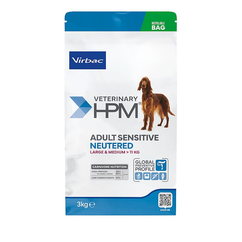 HPM Adult Sensitive Neutered Dog Large & Medium 3 kg
