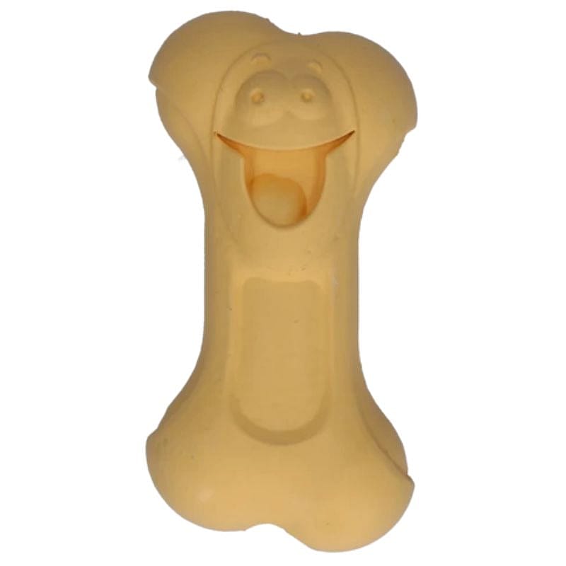 Moodies, natuurlijke rubberen kauwbotten met geurtjes Hond Geel