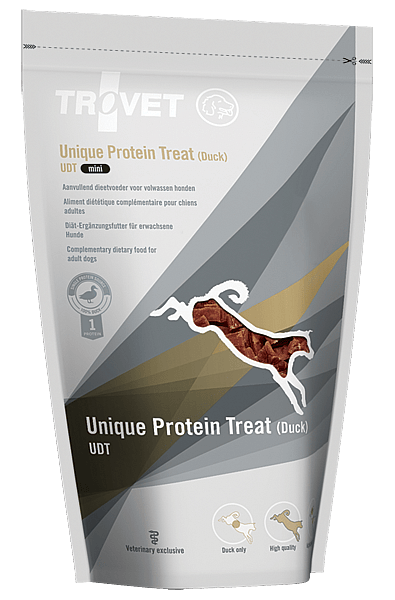Trovet UDT Unique Protein Treat Duck Mini Hond 125 gram