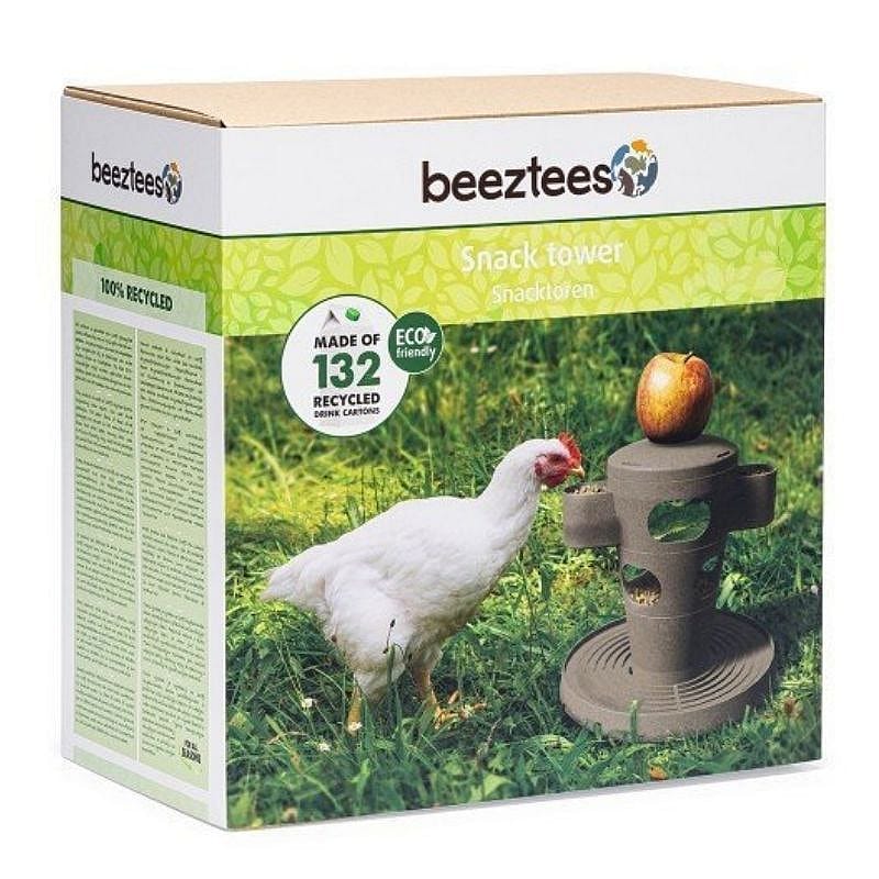 snackhouder, beuktees, eco vriendelijk, recyclebaar karton, kippensnack