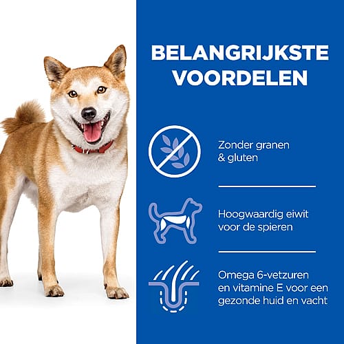 Hill's Science Plan Adult Medium No Grain Hondenvoer met kip