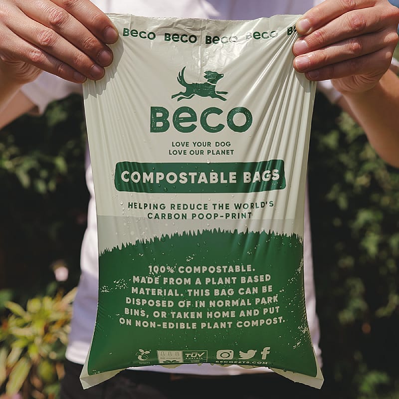 Beco Poop Bags Compostable Hond Travel pack - 48 stuks