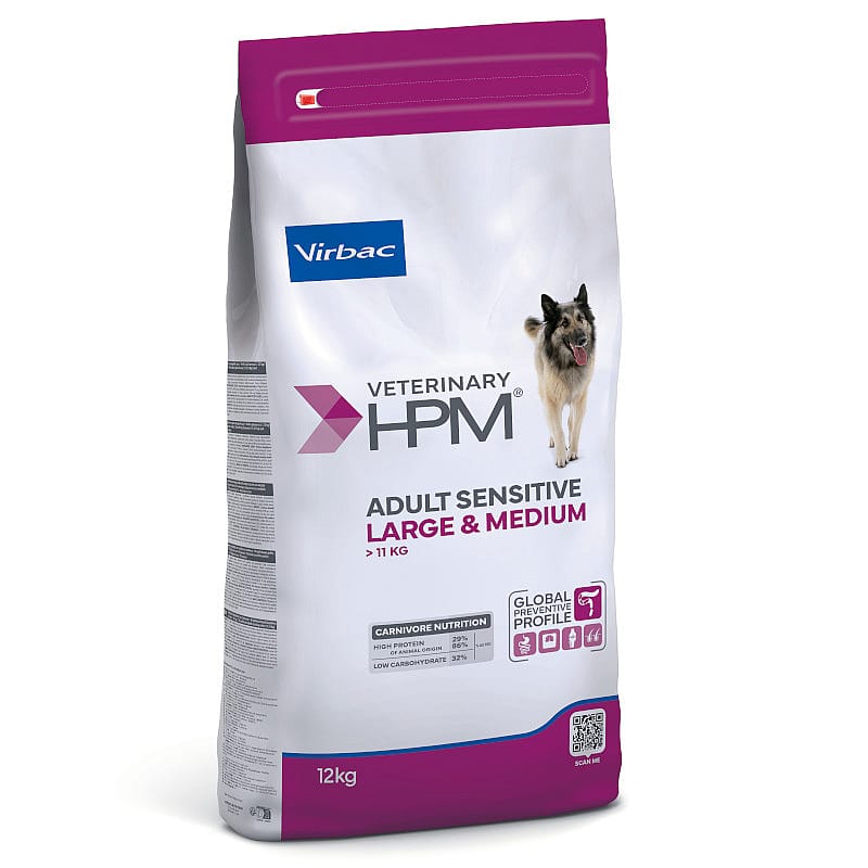 HPM Adult Sensitive Large & Medium Dog 12 kg