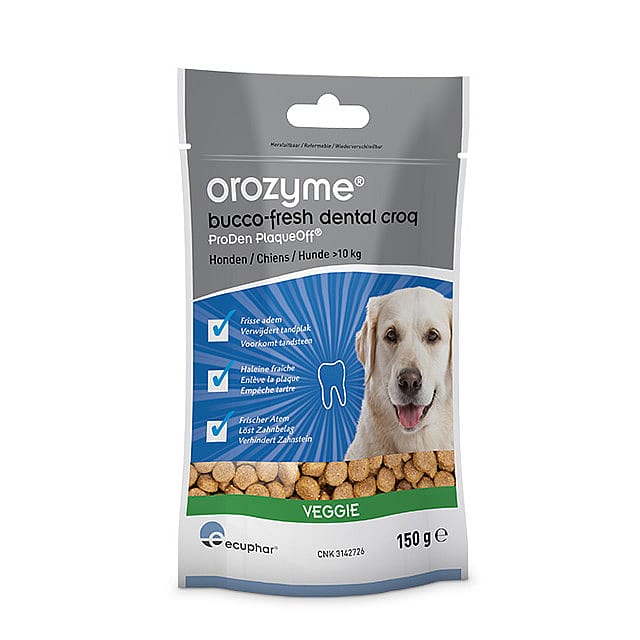 Orozyme Bucco-Fresh Dental Croq Veggie 150 gram