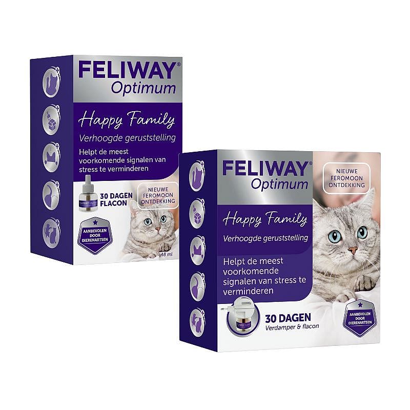 Feliway Optimum:  Kattenkalmering - Stress Vermindering - Optimum