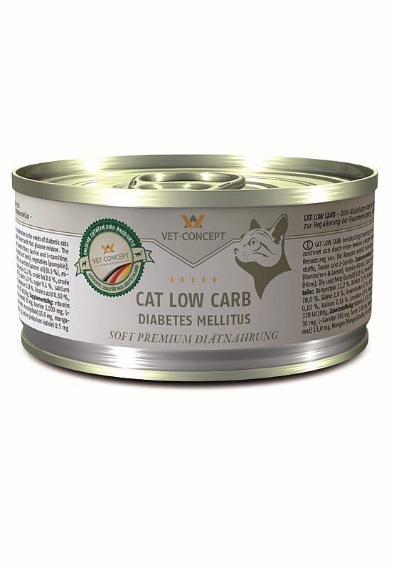 Vet-Concept Low Carb Kattenvoer 6 x 100 gram blikjes