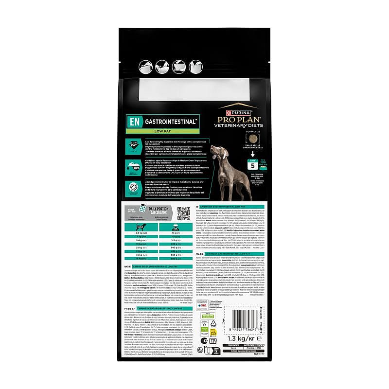 Purina Pro Plan Veterinary Diets EN Gastrointestinal Low Fat Hond