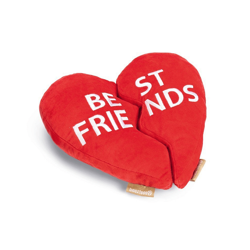 Beeztees Pluche Hart Best Friends Hond