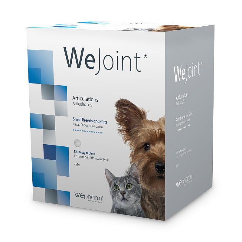 Wepharm WeJoint Gewrichten 120 tabletten Small breed hond & kat