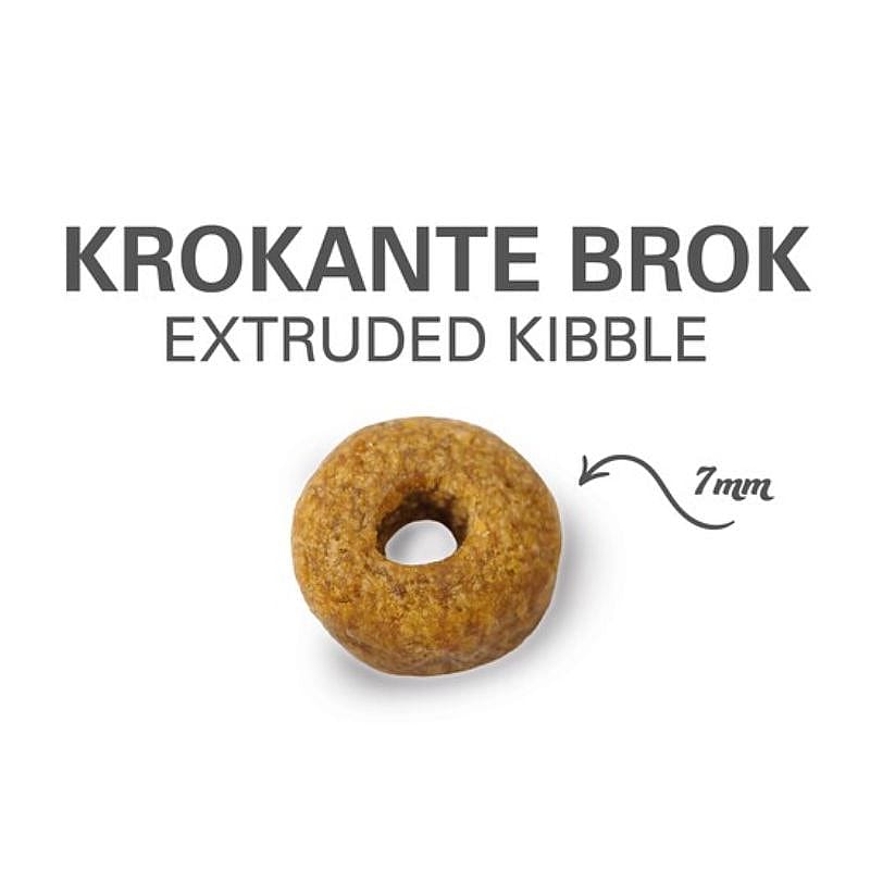 extruded, kibble, donut, dogfood, 7mm