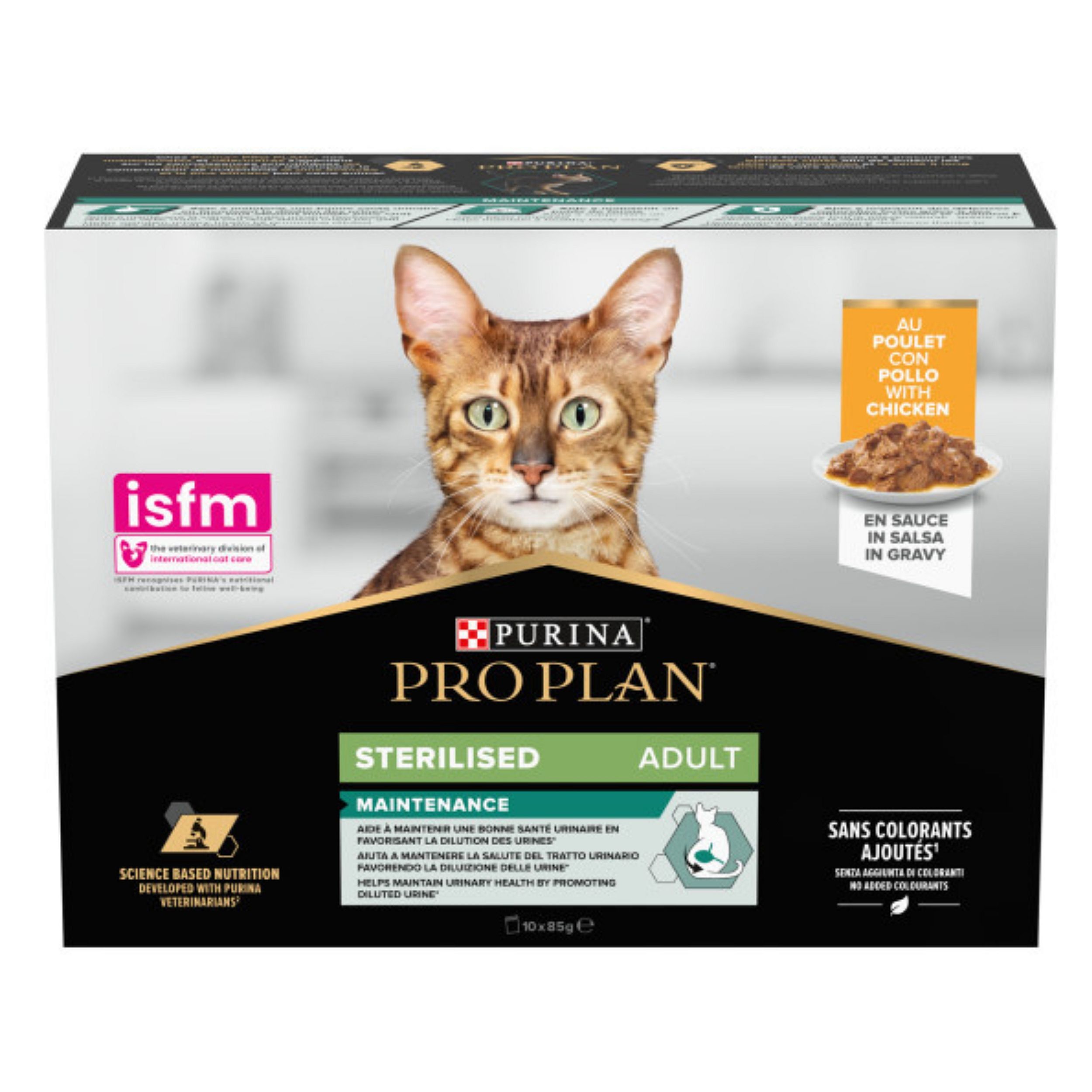 Purina Pro Plan Sterilised Maintenance Kat Kip 10 x 85 gram