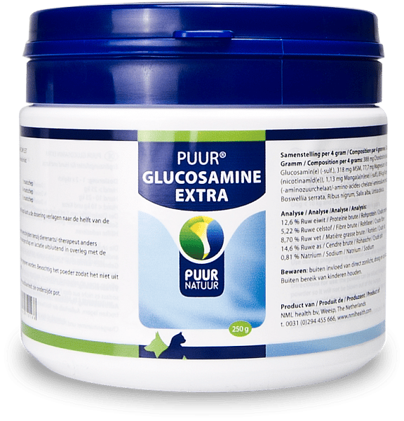Puur Glucosamine Extra Hond Kat 250 gram