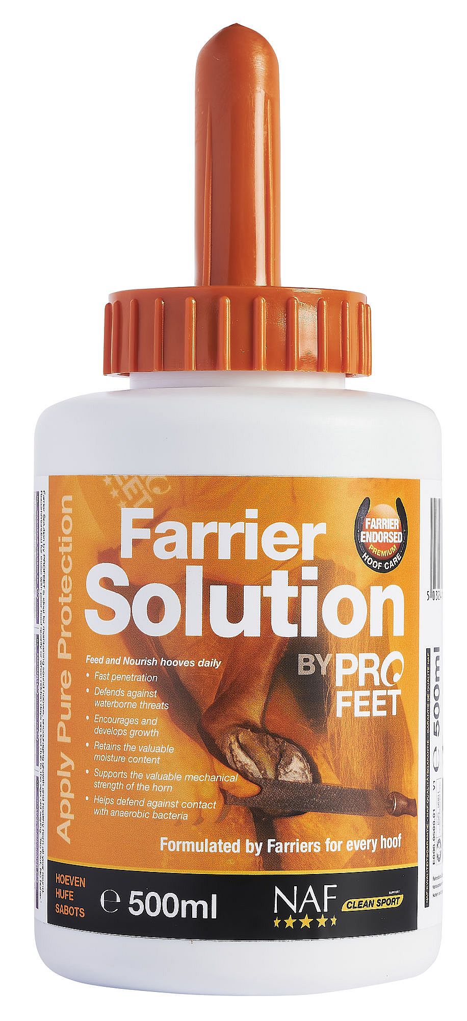 NAF Farrier Solution by ProFeet 500 ml – Intensieve hoefverzorging voor dagelijks gebruik