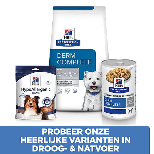 Hill's Prescription Diet Derm Complete Hondenvoer Mini - 6 kg