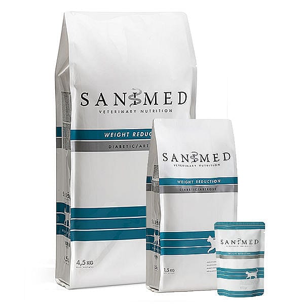 Sanimed Weight Reduction Kat Dieetvoer: Gewichtsverlies - Vetarm - Hoge Vezel - Diabetes