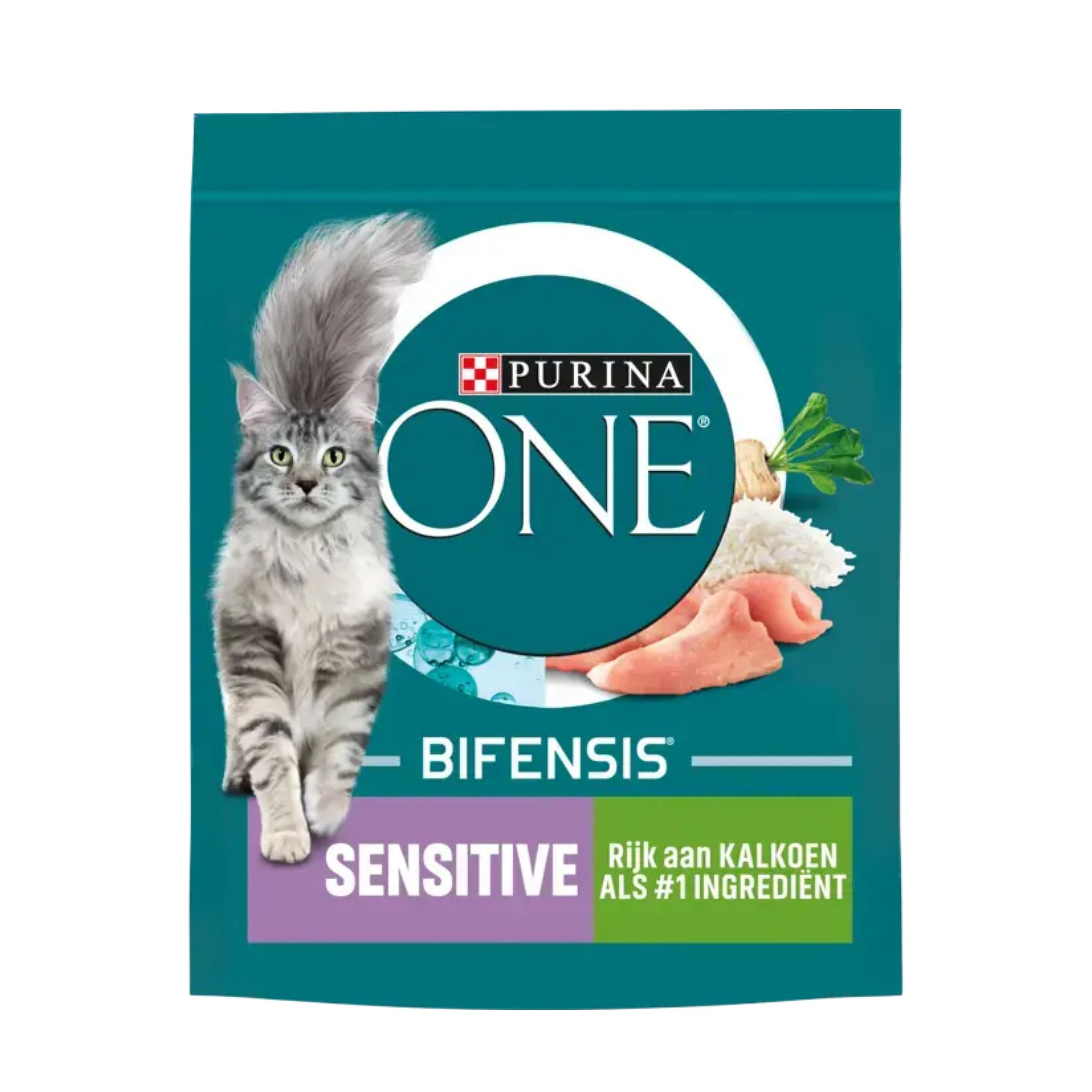 Purina One Sensitive Adult Kat 7,5 kg kalkoen & rijst