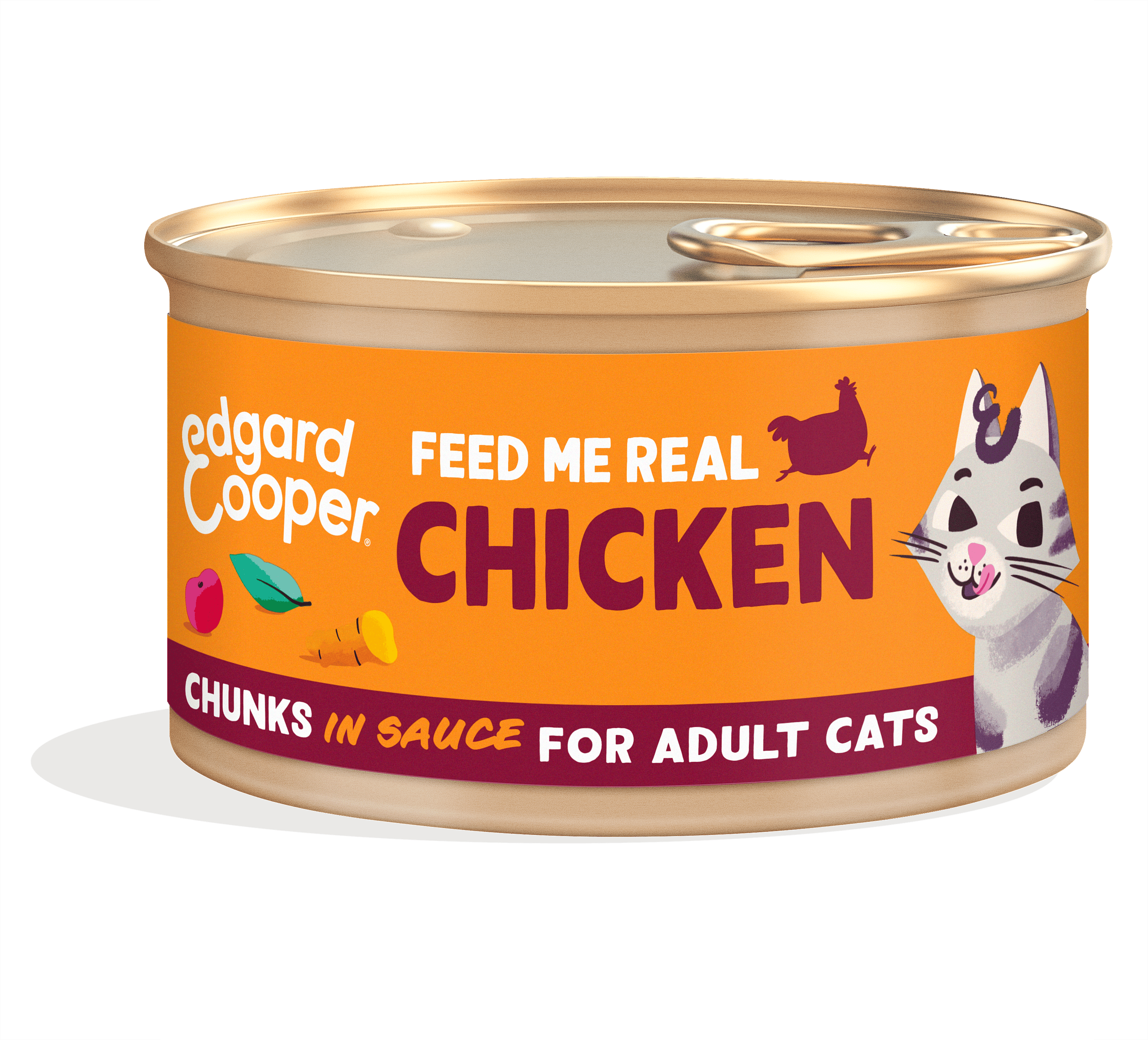 Edgard & Cooper Blikjes Chunks Multipack Adult Kat 8 x 85 gram