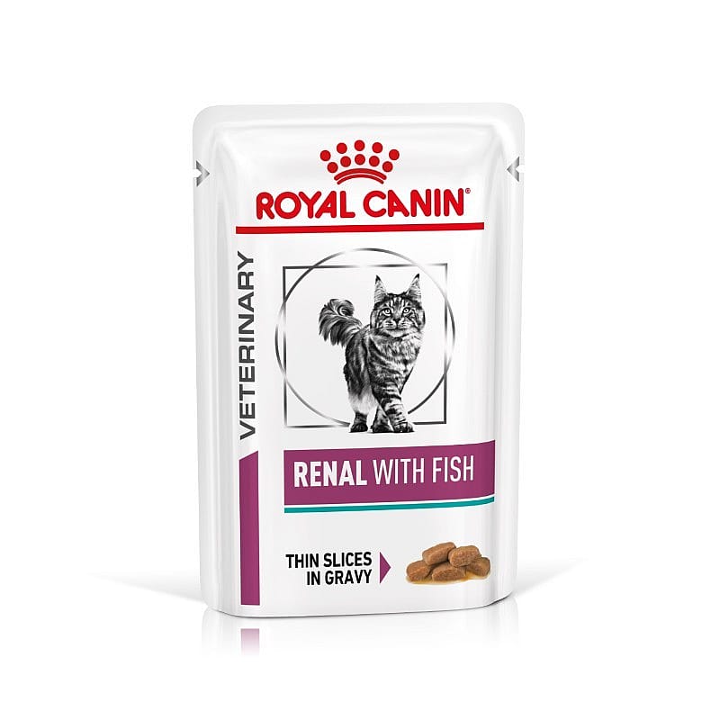 Royal Canin Renal Kat 12 x 85 gram maaltijdzakjes - Vis
