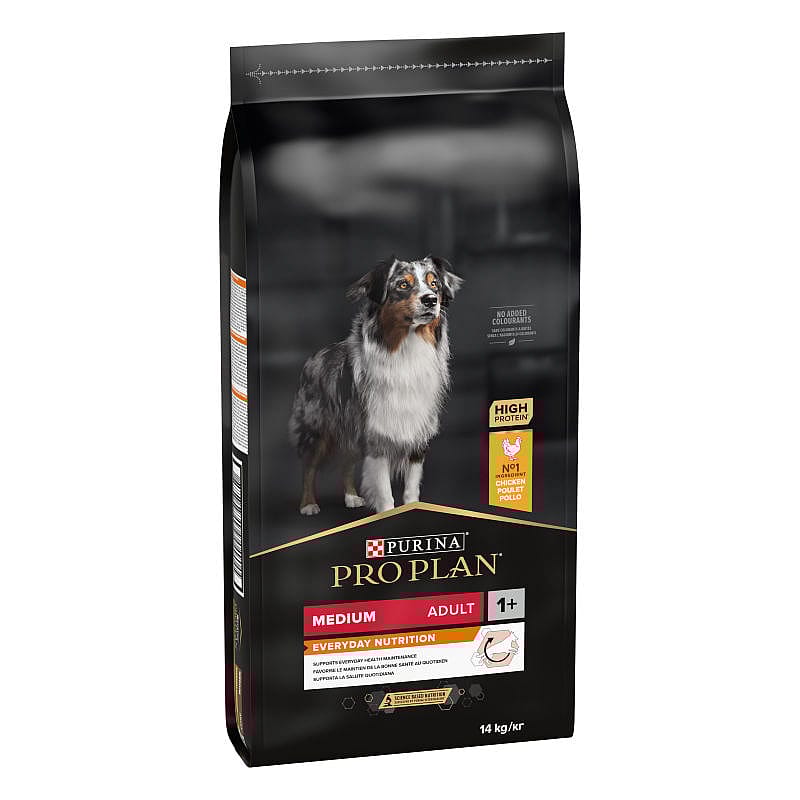 Purina Pro Plan Medium Adult Everyday Nutrition Hondenvoer Kip 14 kg