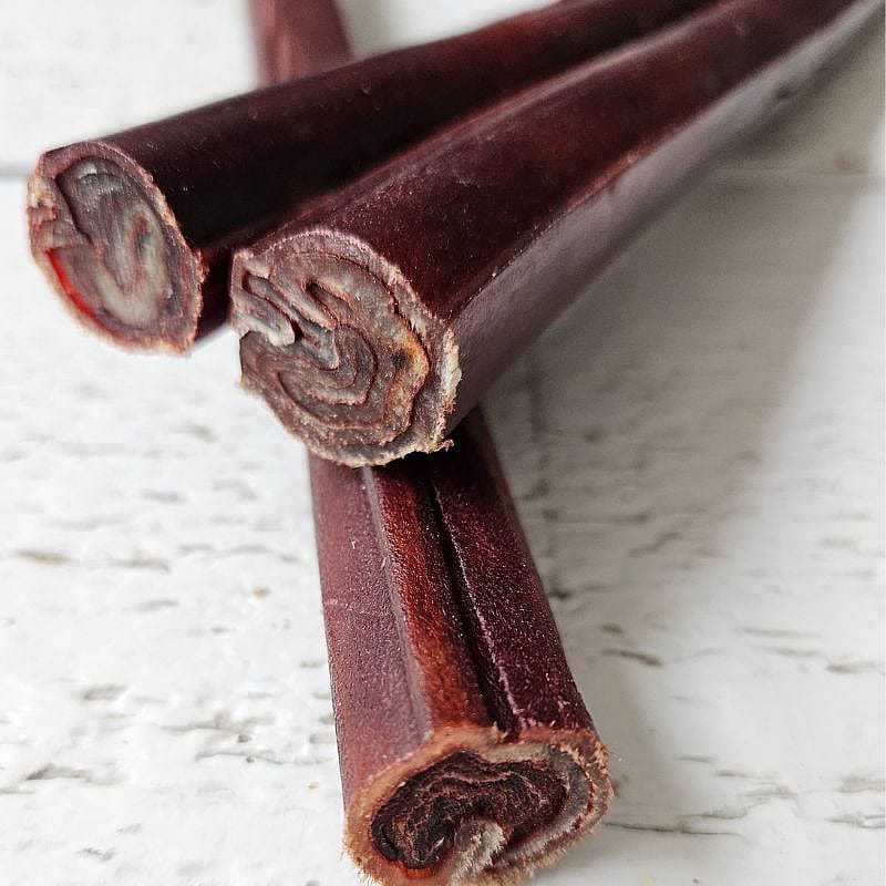 Dierapotheker Buffelhuidstaaf Gerookt 25 cm Hond 3 stuks