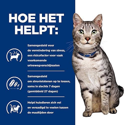 Hill's Prescription Diet CD Urinary Stress + Metabolic Kattenvoer Kip 8 kg