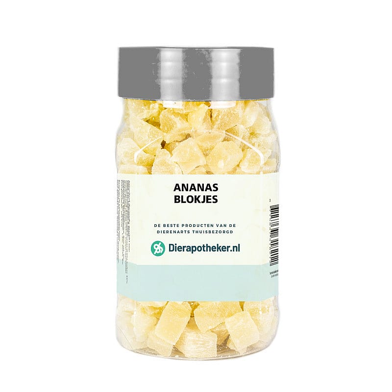 Dierapotheker Ananas Blokjes Snack 280 gram